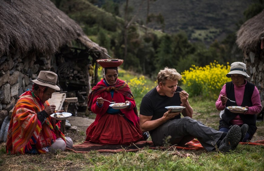 Chef Gordon Ramsay in Cusco	