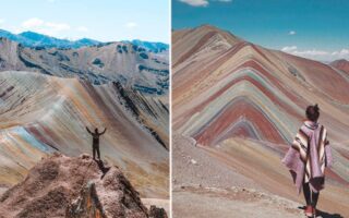 Explore the beautiful Rainbow Mountains of Peru
