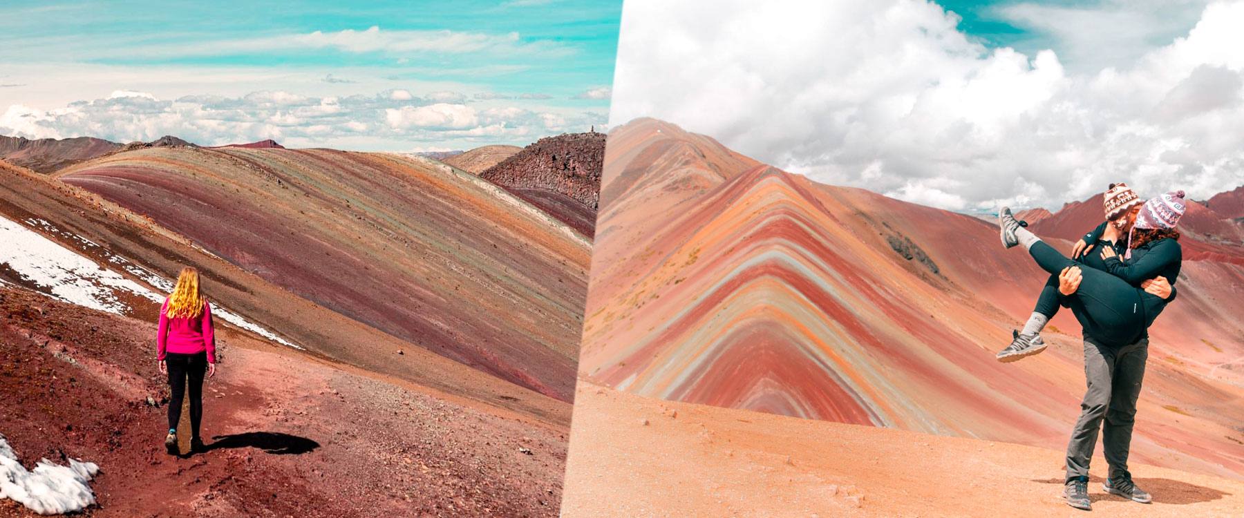 Difference Between Vinicunca and Palccoyo Rainbow Mountain	
