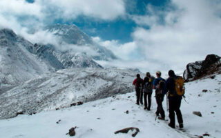 Hiking in the Andes