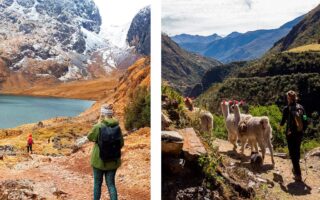 Hiking to Machu Picchu through the Lares Trek