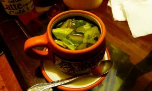 coca tea before going to Rainbow Mountains in Peru