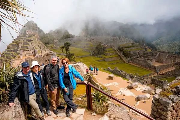 Family enjoying the private tour