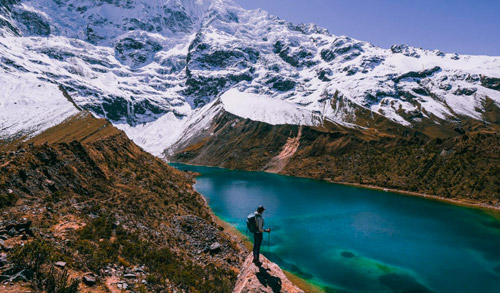 Humantay Lake in Salkantay Trek to Machu Picchu