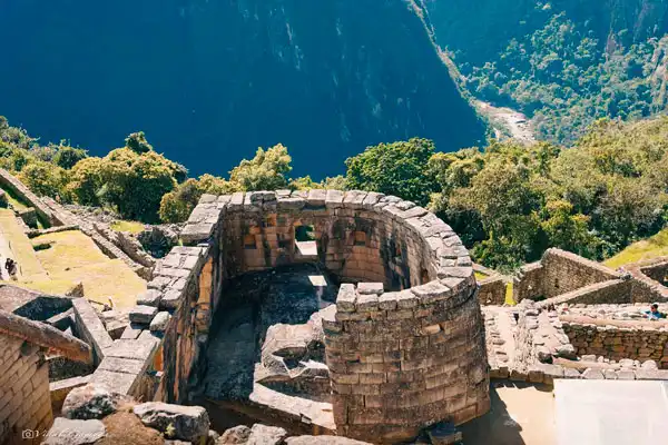 The  main temple in Machu Picchu