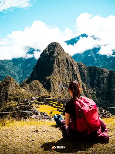 Enjoying the magical Machu Picchu site