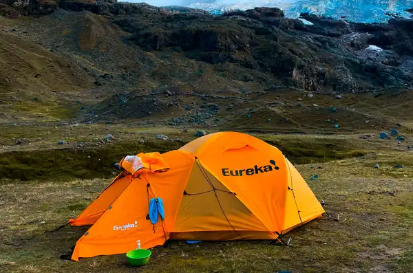 Top climbing Eureka tent in Cusco